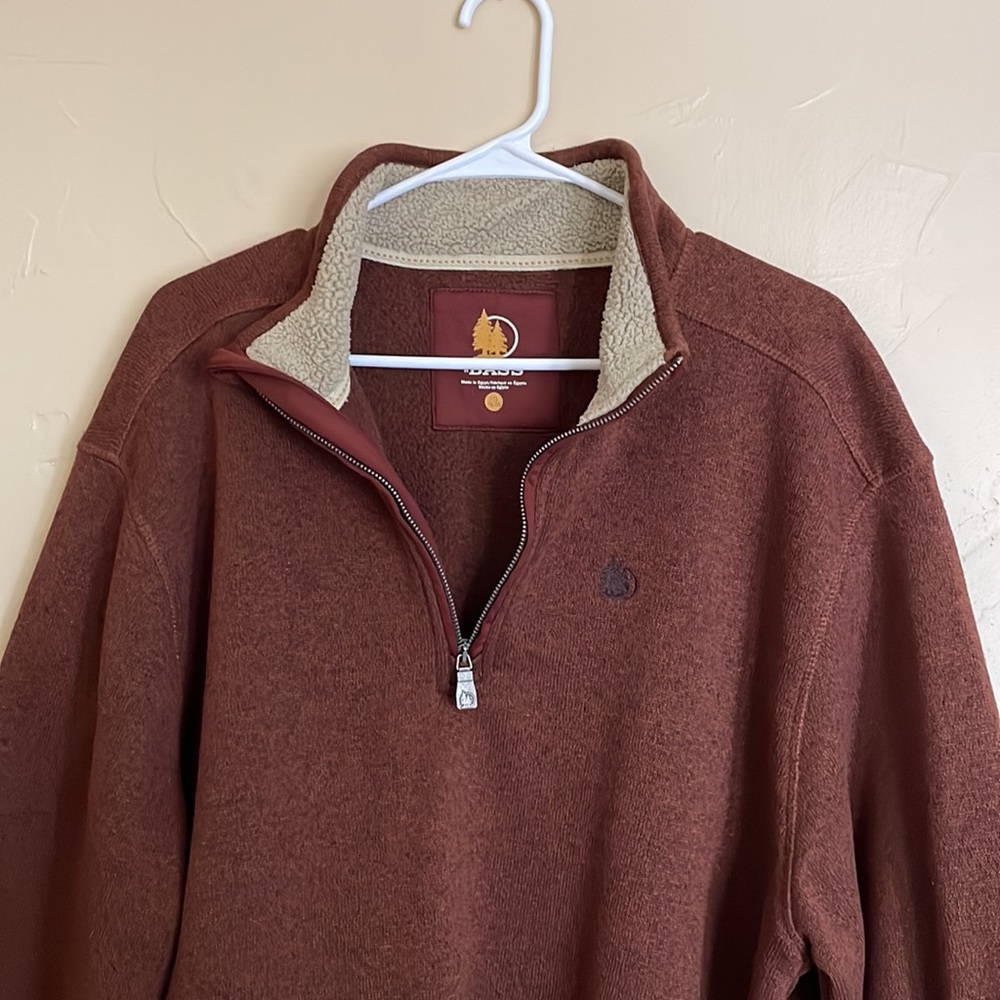 GH Bass Pullover 3/4 Zip Jacket Men’s Sz XXL - Picture 2 of 7